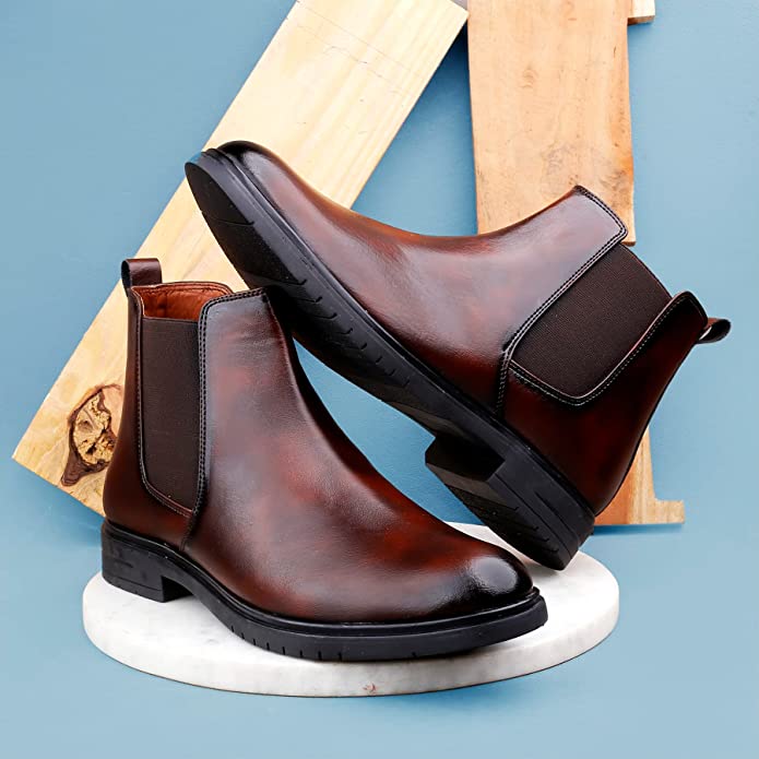 Casual Chelsea and Ankle Slip-On Boot For Men's-JonasParamount