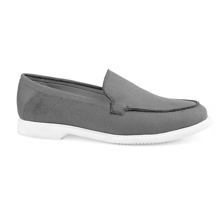 Suede Material Casual Loafer, Moccasin and Slip-On Shoes -JonasParamount