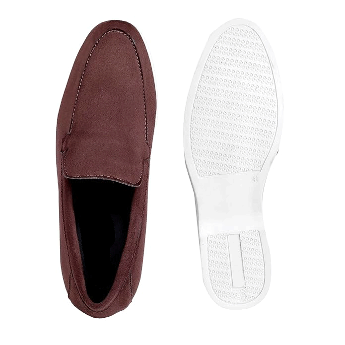 Suede Material Casual Loafer, Moccasin Shoes - JonasParamount