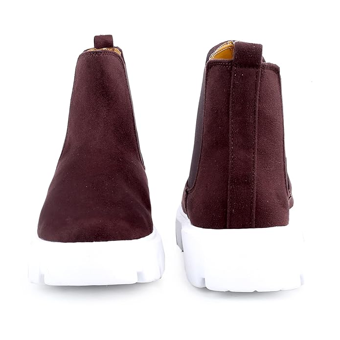 Suede Material Casual Chelsea Slip-On Boot For Men-JonasParamount