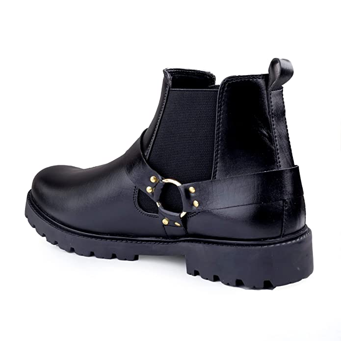 New Arrival Casual Ring Chelsea Slip-On Ankle Boot For Men's-JonasParamount