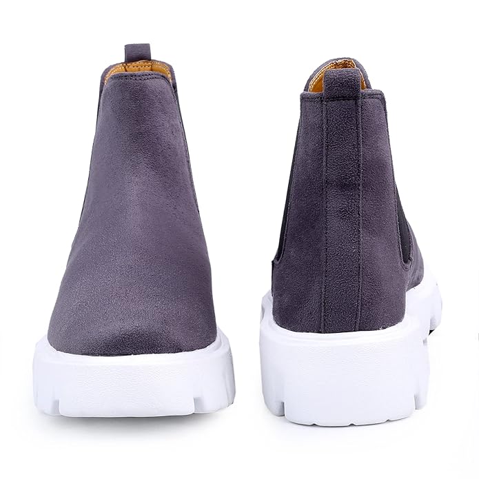 Suede Material Casual Chelsea Slip-On Boot For Men-JonasParamount