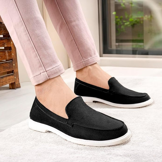 Suede Material Casual Loafer, Moccasin and Slip-On Shoes -JonasParamount