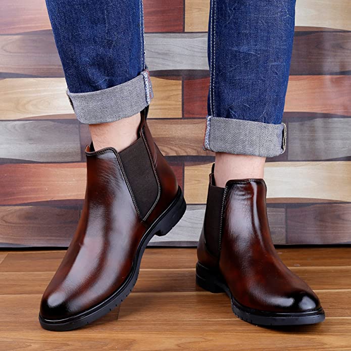 Casual Chelsea and Ankle Slip-On Boot For Men's-JonasParamount