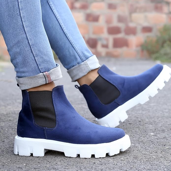 Suede Material Casual Chelsea Slip-On Boot For Men-JonasParamount