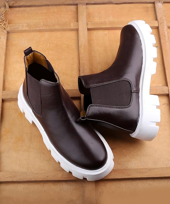 Pu Material Casual Chelsea Shoes -JonasParamount