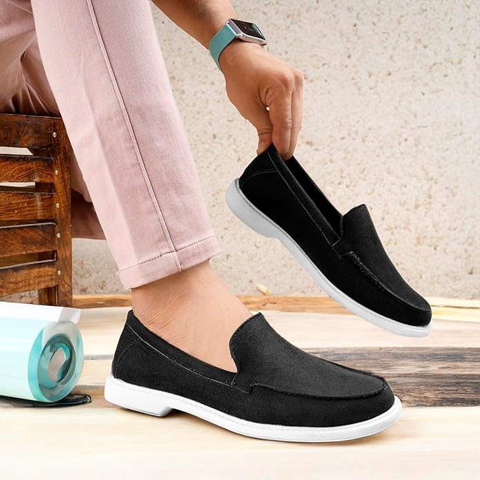 Suede Material Casual Loafer, Moccasin and Slip-On Shoes -JonasParamount