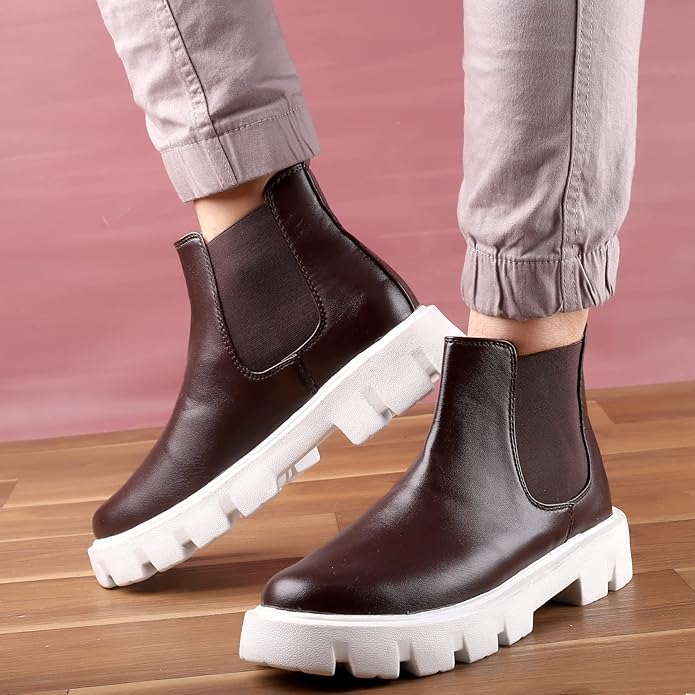 Pu Material Casual Chelsea Shoes -JonasParamount