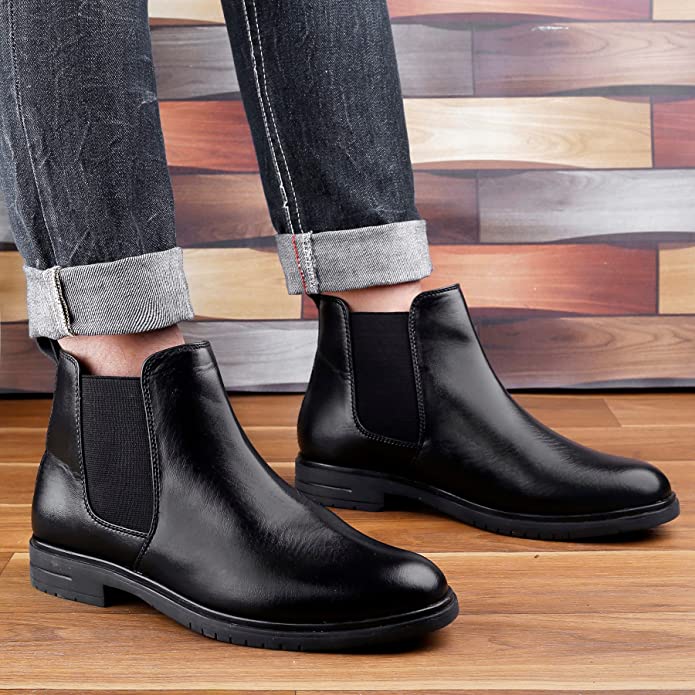 Casual Chelsea and Ankle Slip-On Boot For Men's-JonasParamount