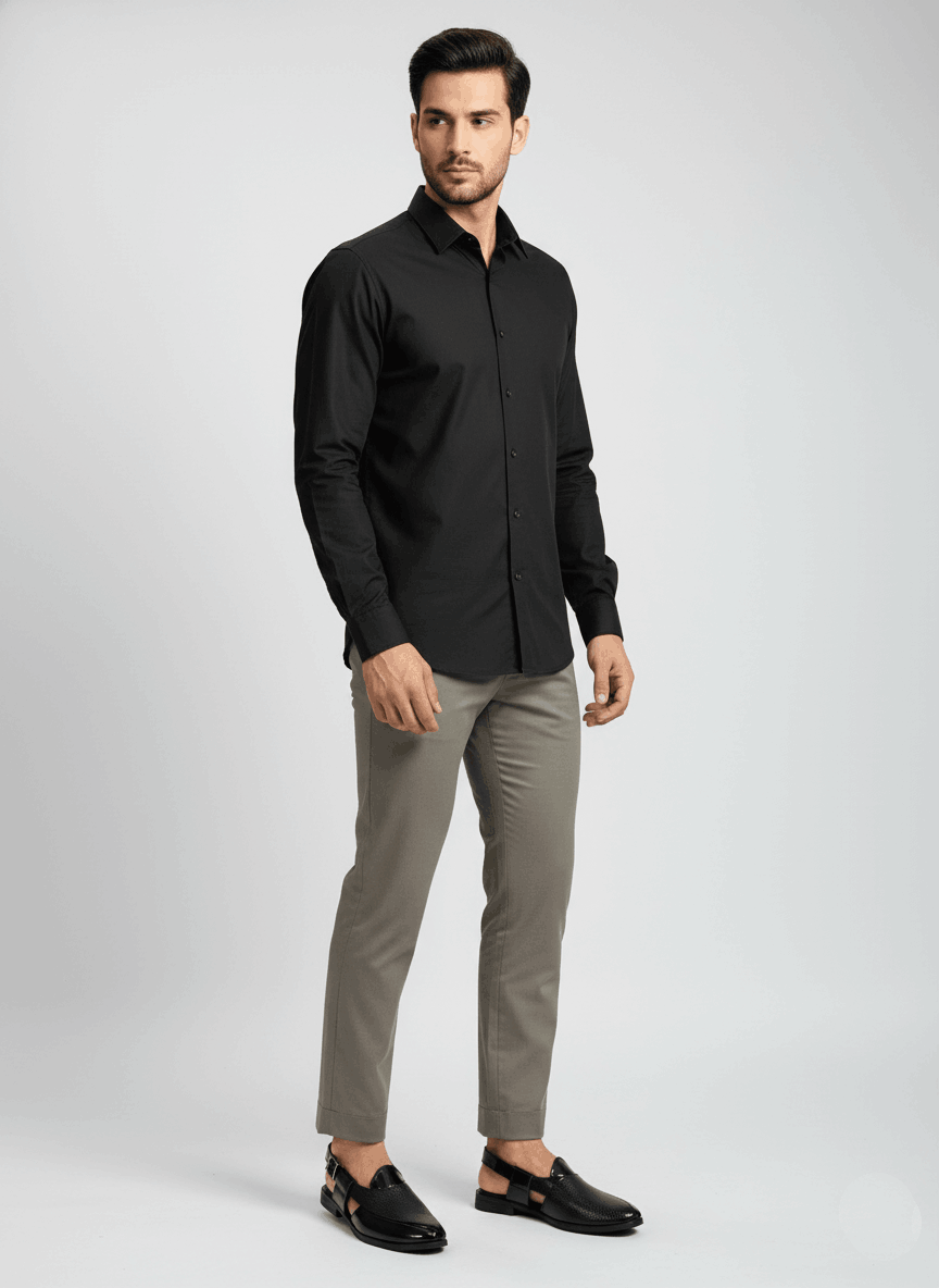 JonasParamount Men’s Premium Woven Peshawari Sandal – Faux Leather