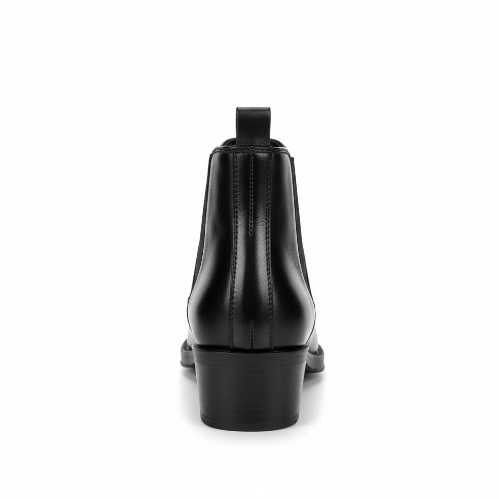 Classic Black & Brown Chelsea Boots with Cuban Heel – JonasParamount