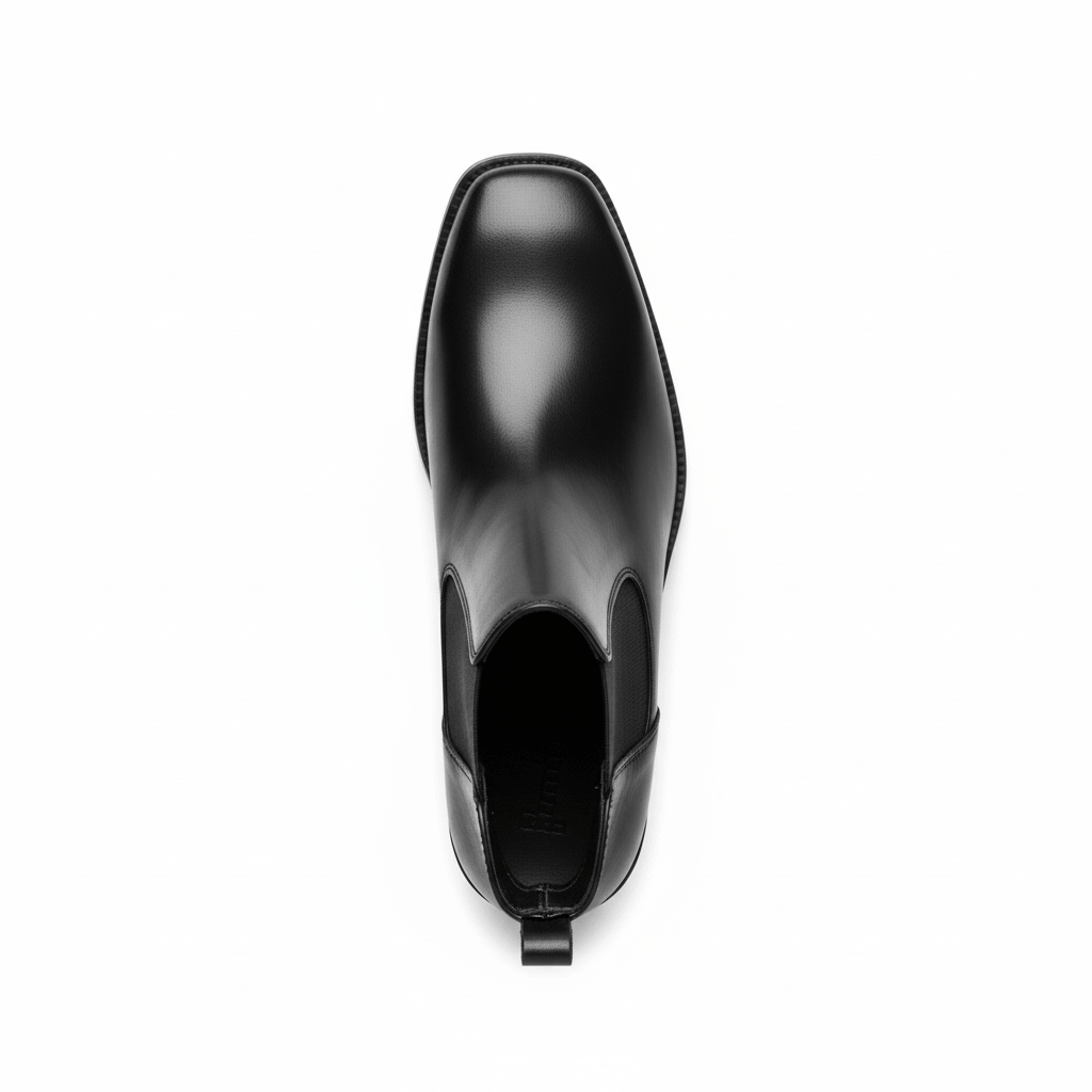 Classic Black & Brown Chelsea Boots with Cuban Heel – JonasParamount