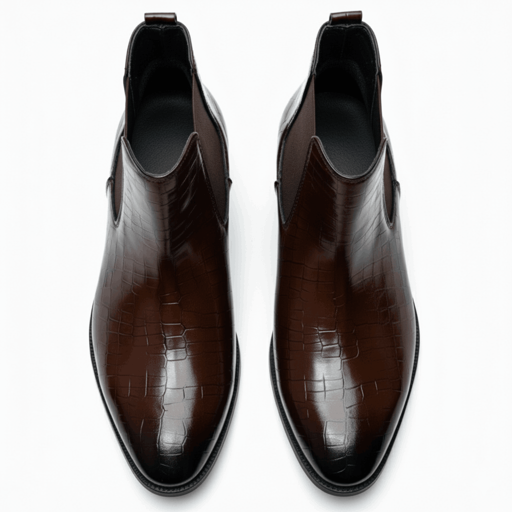 Men’s Chelsea Boots by JonasParamount – High Quality Faux Leather with TPR Sole