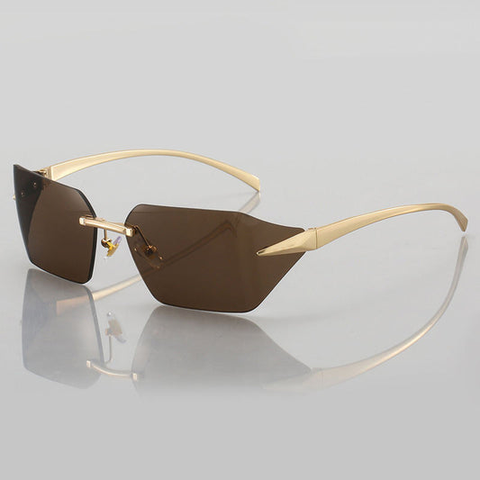 BladeEdge Rimless Sunglasses for Men and Women