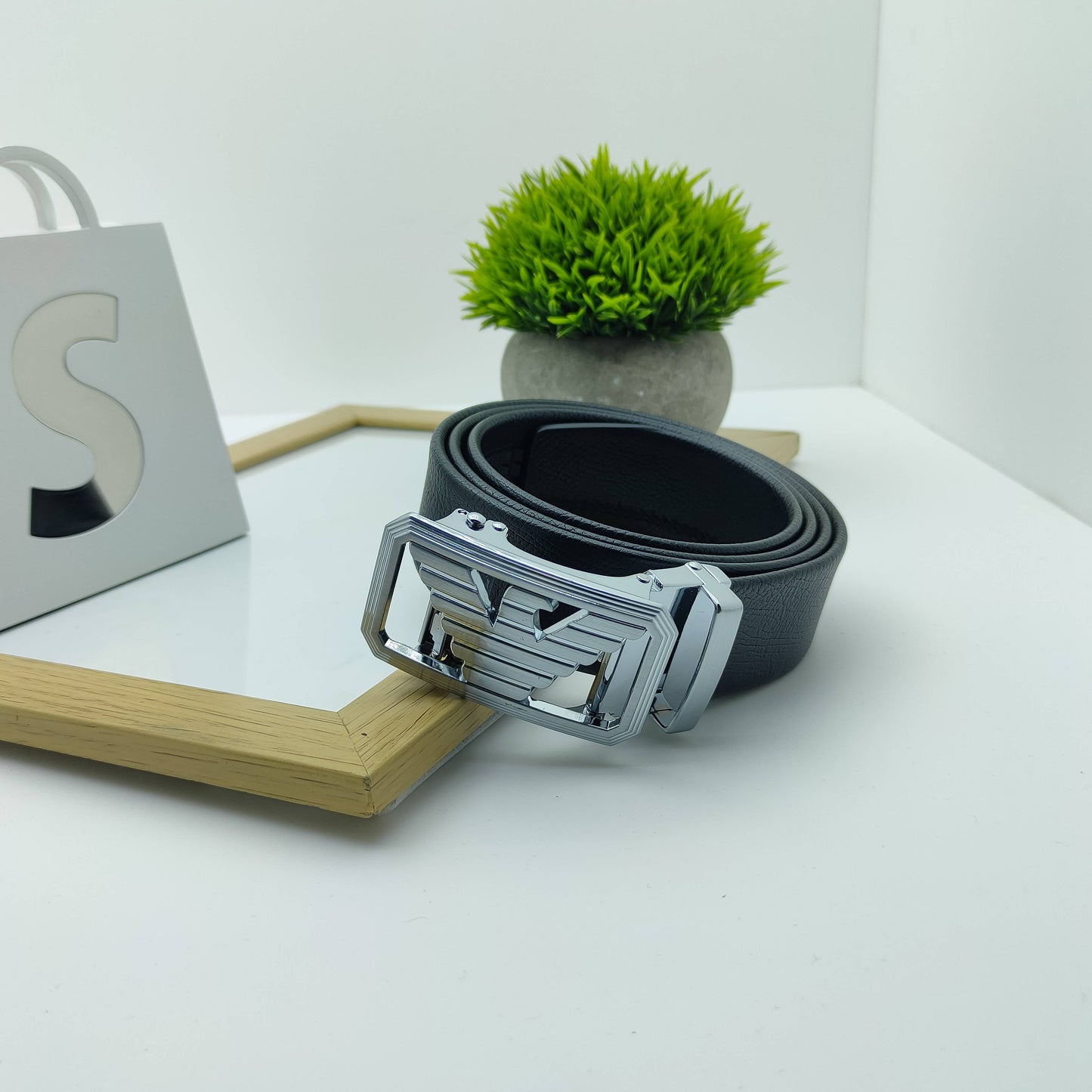 Classic Eagle Design Automatic Buckle Belts For Men-JonasParamount