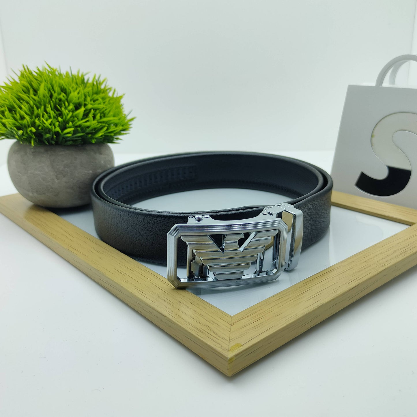 Classic Eagle Design Automatic Buckle Belts For Men-JonasParamount