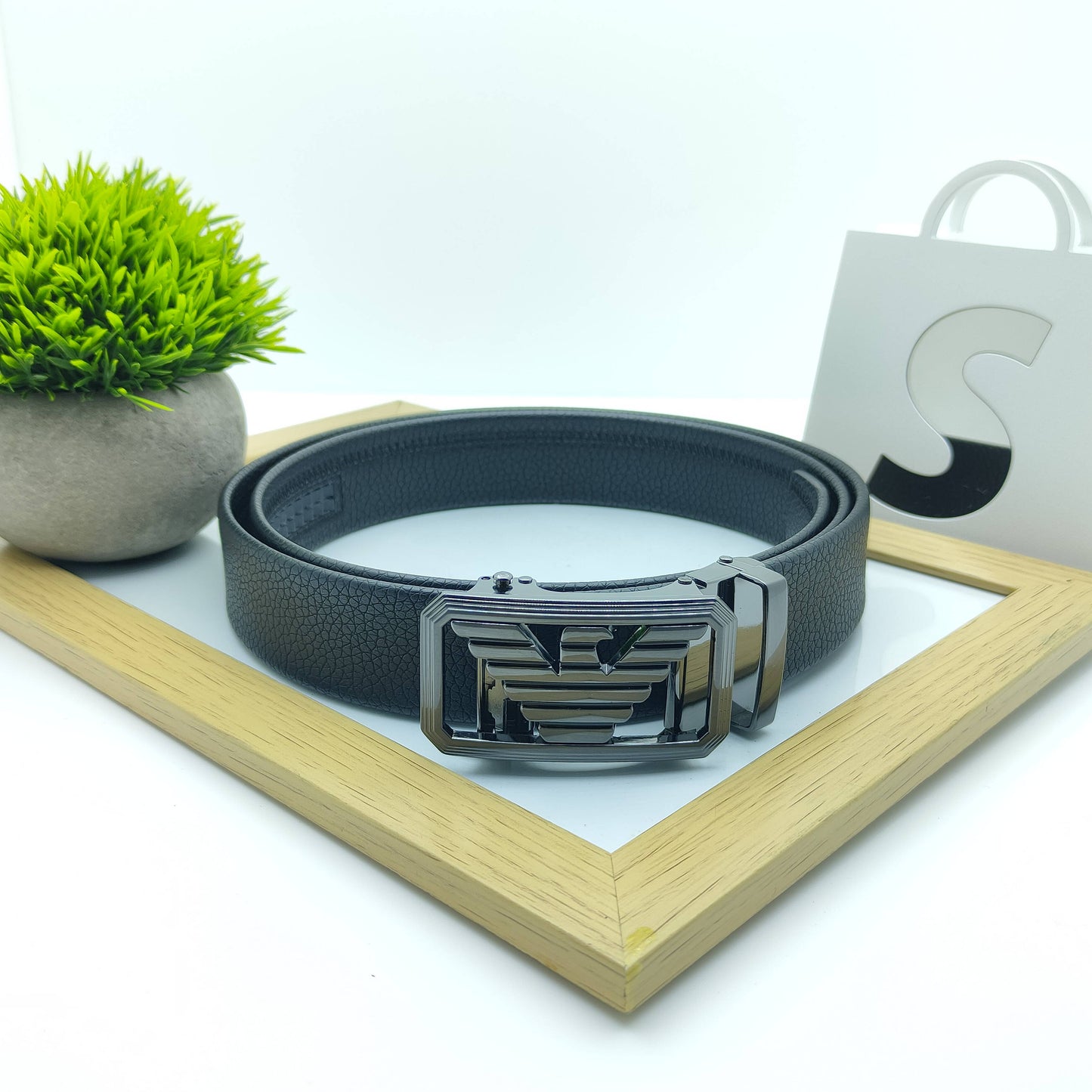 Classic Eagle Design Automatic Buckle Belts For Men-JonasParamount