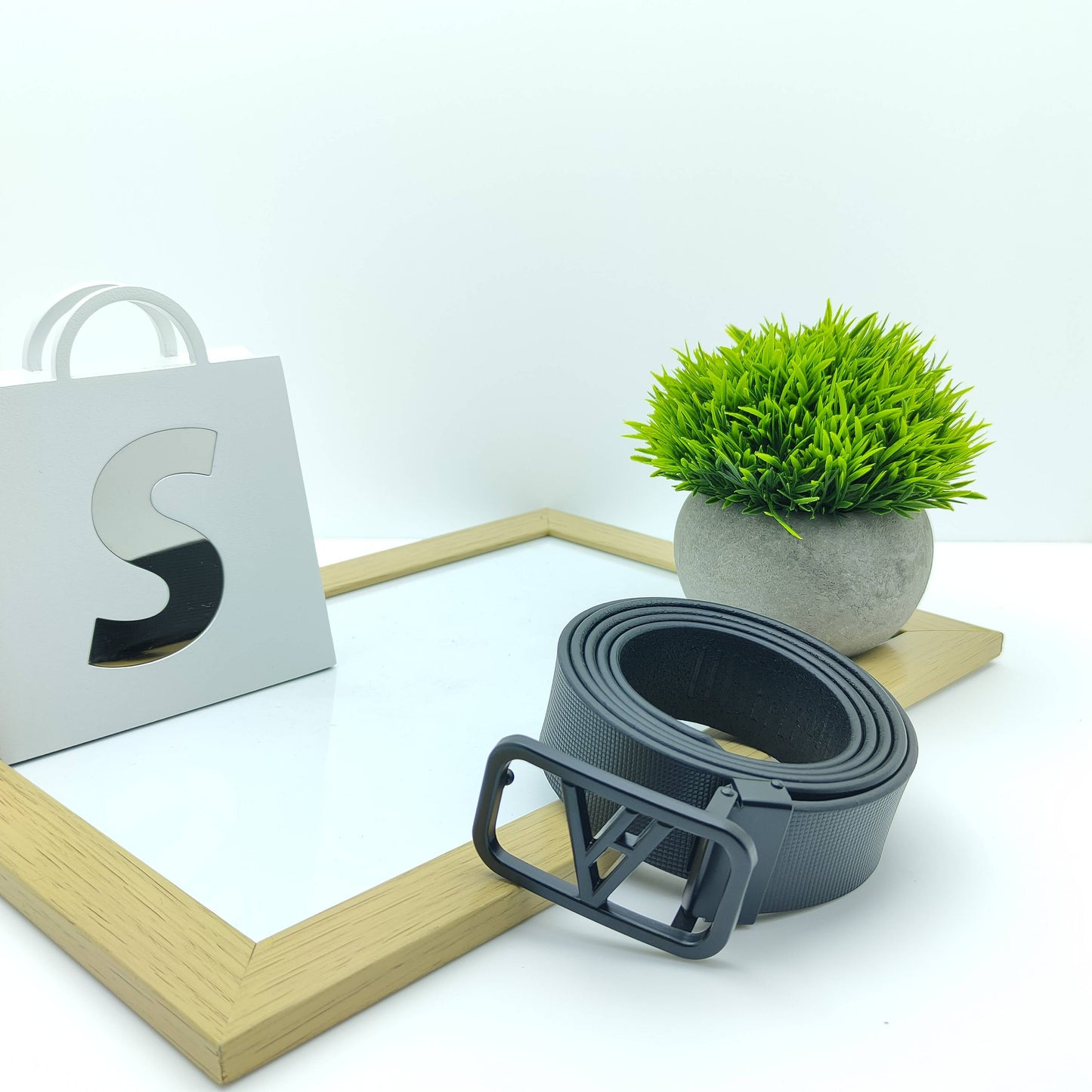 Classic Design Solid Formal Leather Belt For Men-JonasParamount