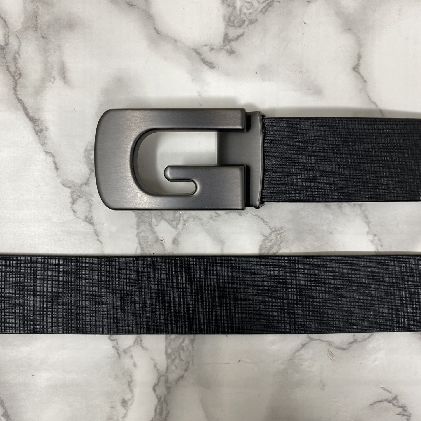 Metal  G-Shape Leather Strap Belt-JonasParamount