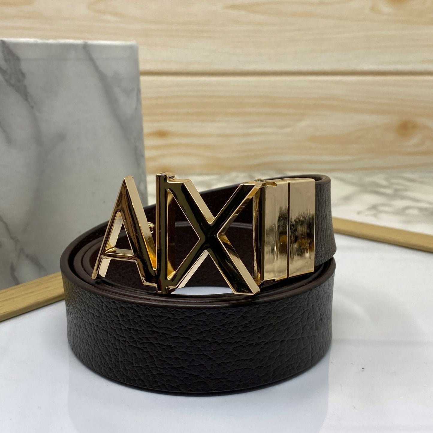 Fashionable AIX Leather Strap Belt -JonasParamount