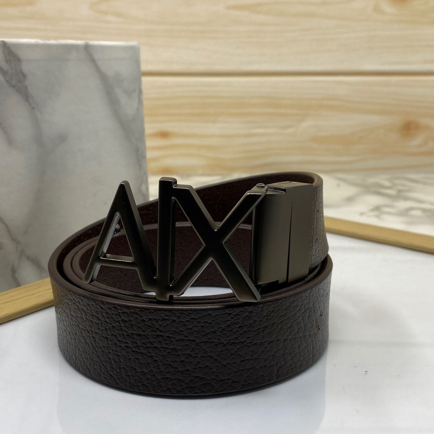 Fashionable AIX Leather Strap Belt -JonasParamount