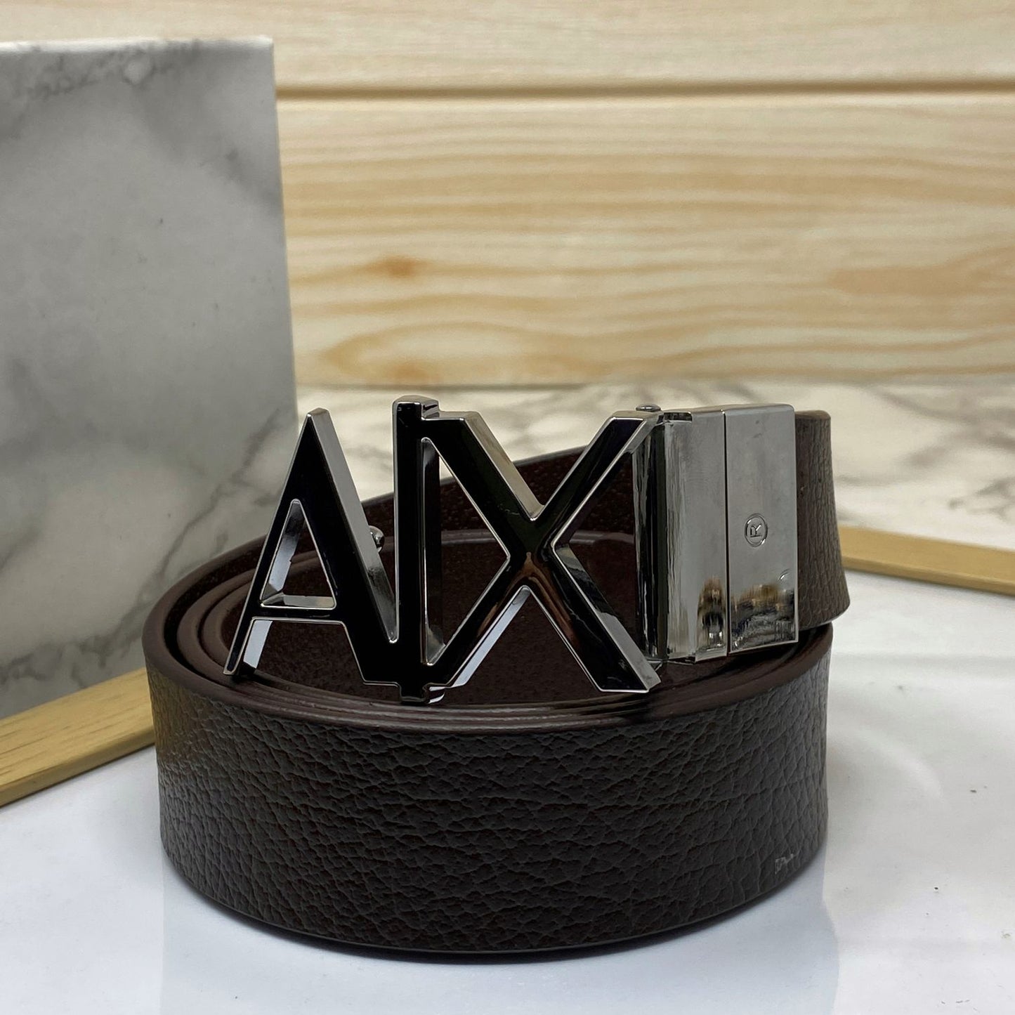 Fashionable AIX Leather Strap Belt -JonasParamount