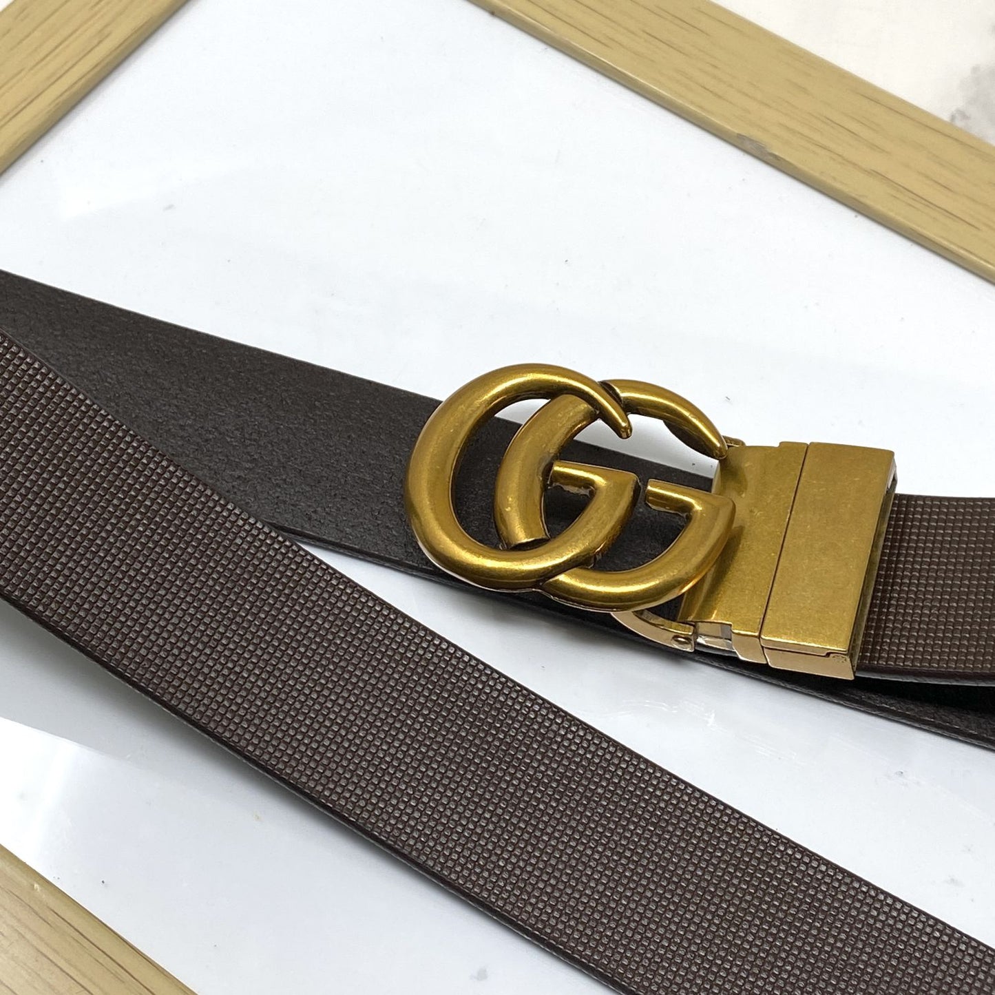Formal and Casual GG Leather Strap Belt-JonasParamount