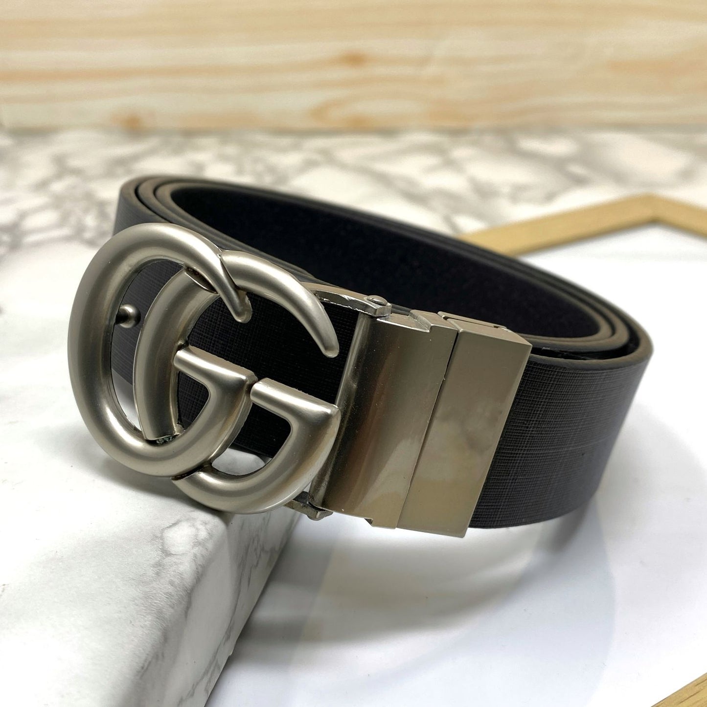 Formal and Casual GG Leather Strap Belt-JonasParamount