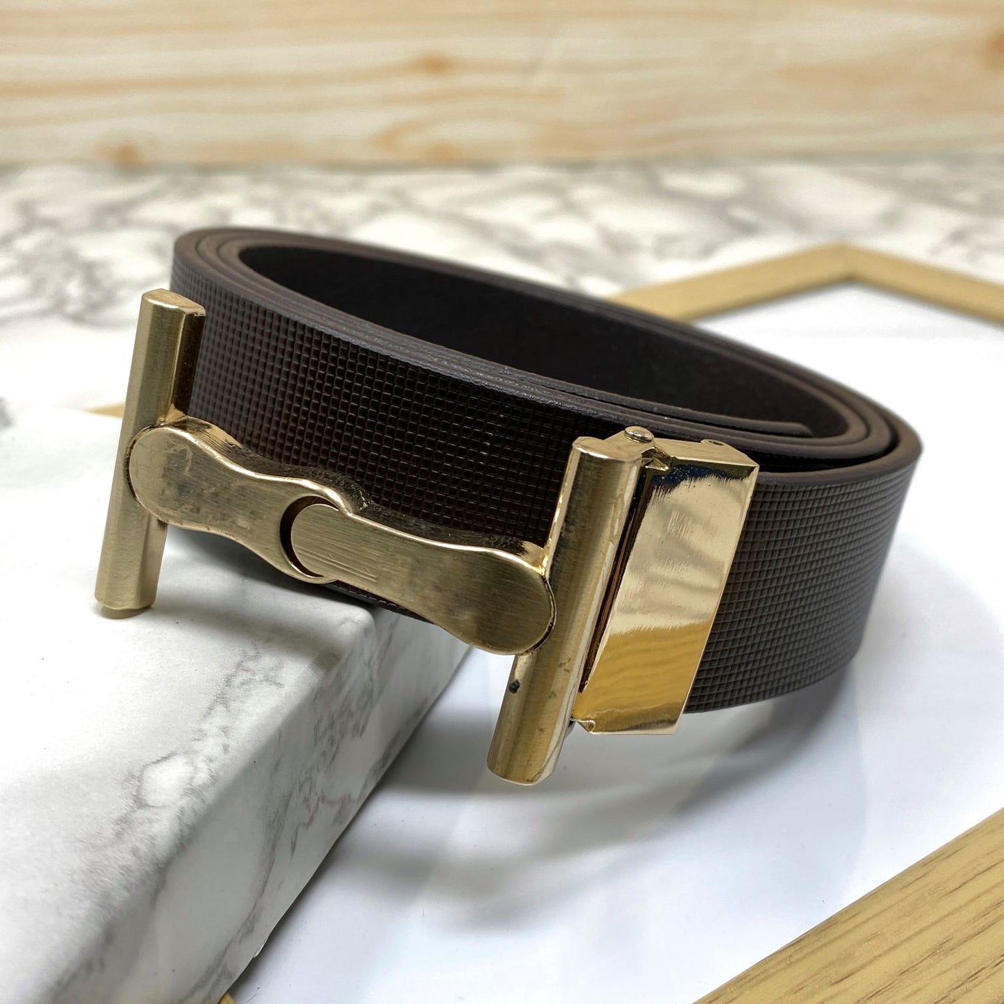 Vintage Design Leather Strap Belt-JonasParamount