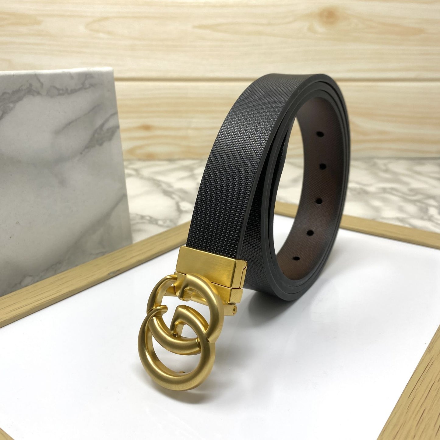 Classic Small GG Reversible Strap Belt -JonasParamount