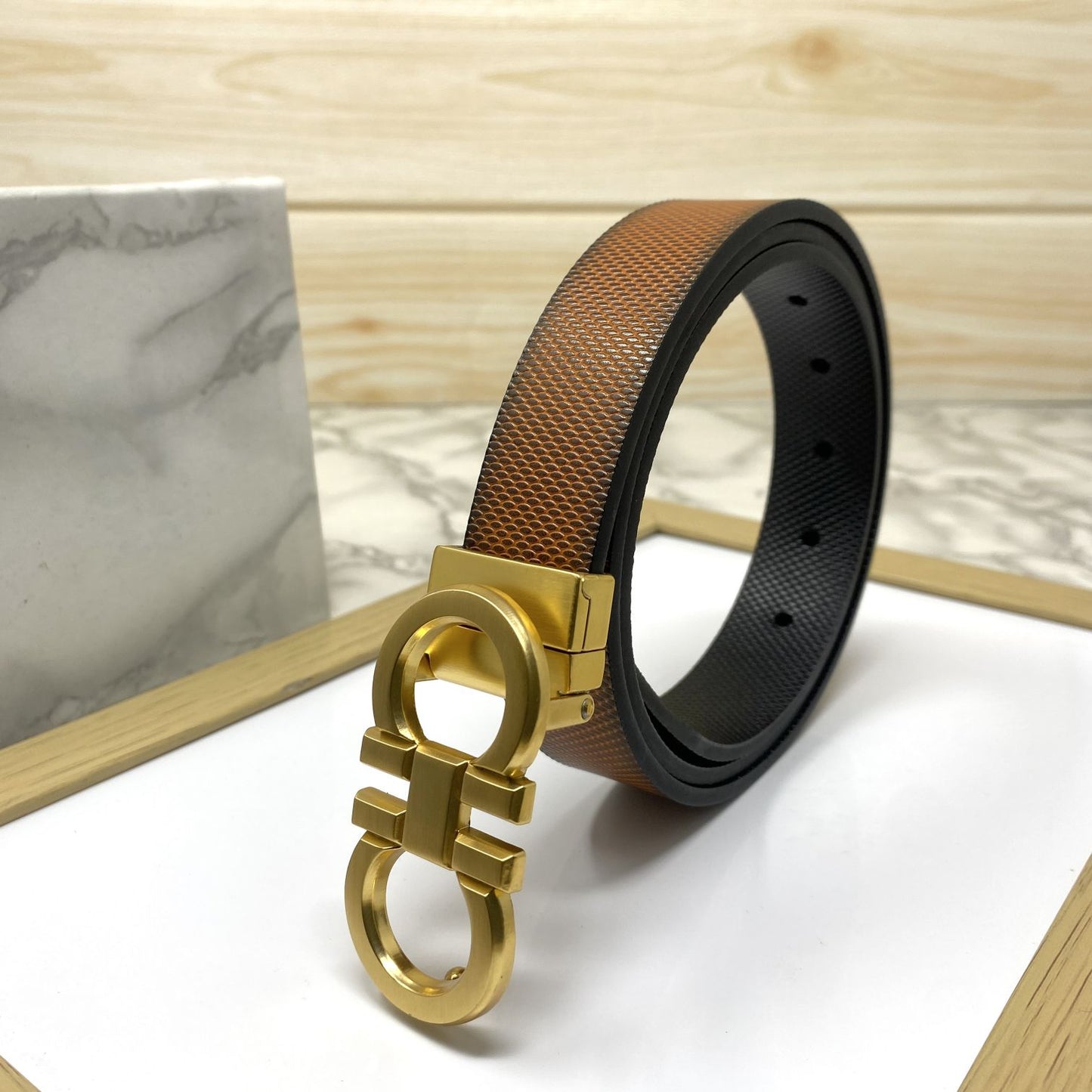 Small Design Formal and Casual Reversible Belt -JonasParamount