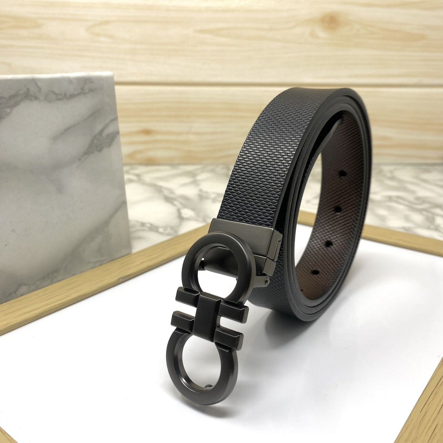 Small Design Formal and Casual Reversible Belt -JonasParamount