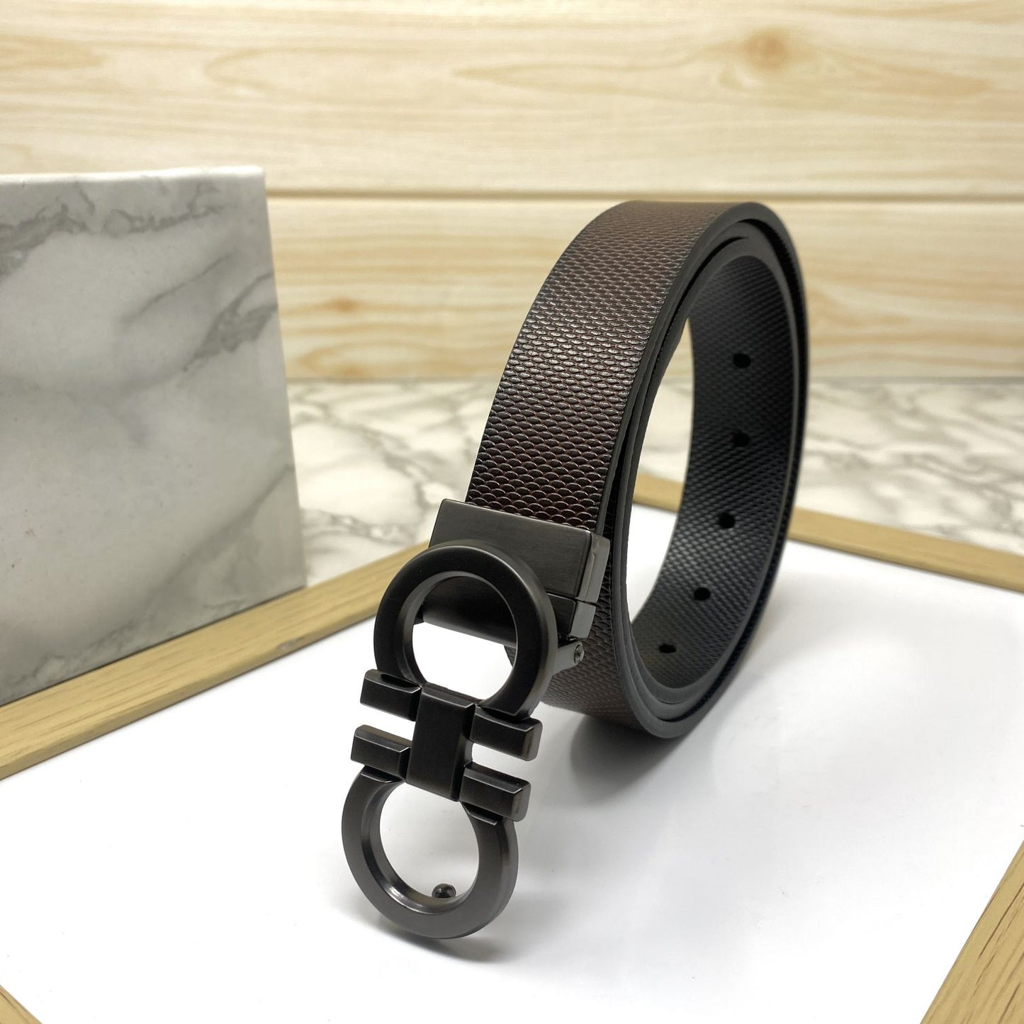 Small Design Formal and Casual Reversible Belt -JonasParamount