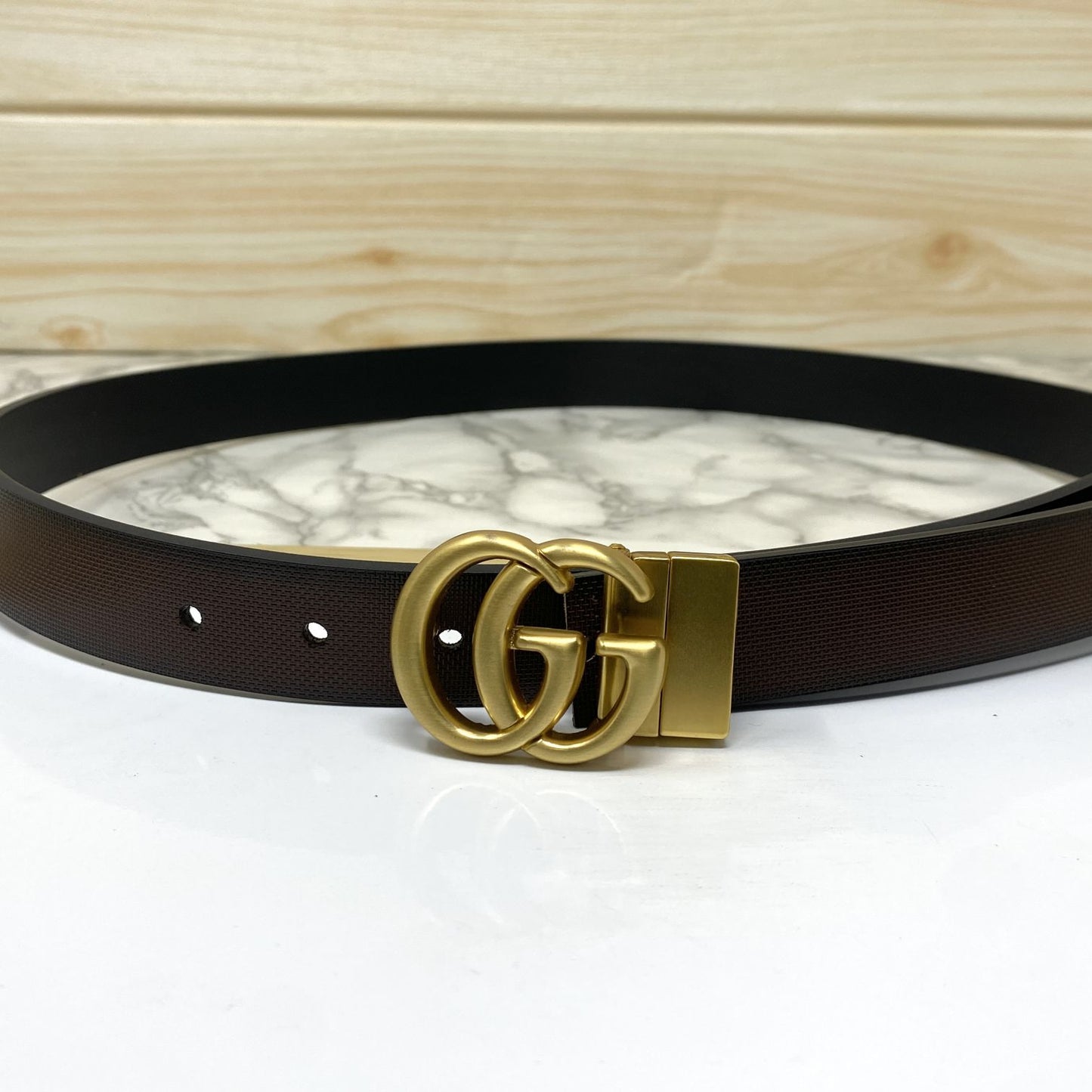 Classic Small GG Reversible Strap Belt -JonasParamount