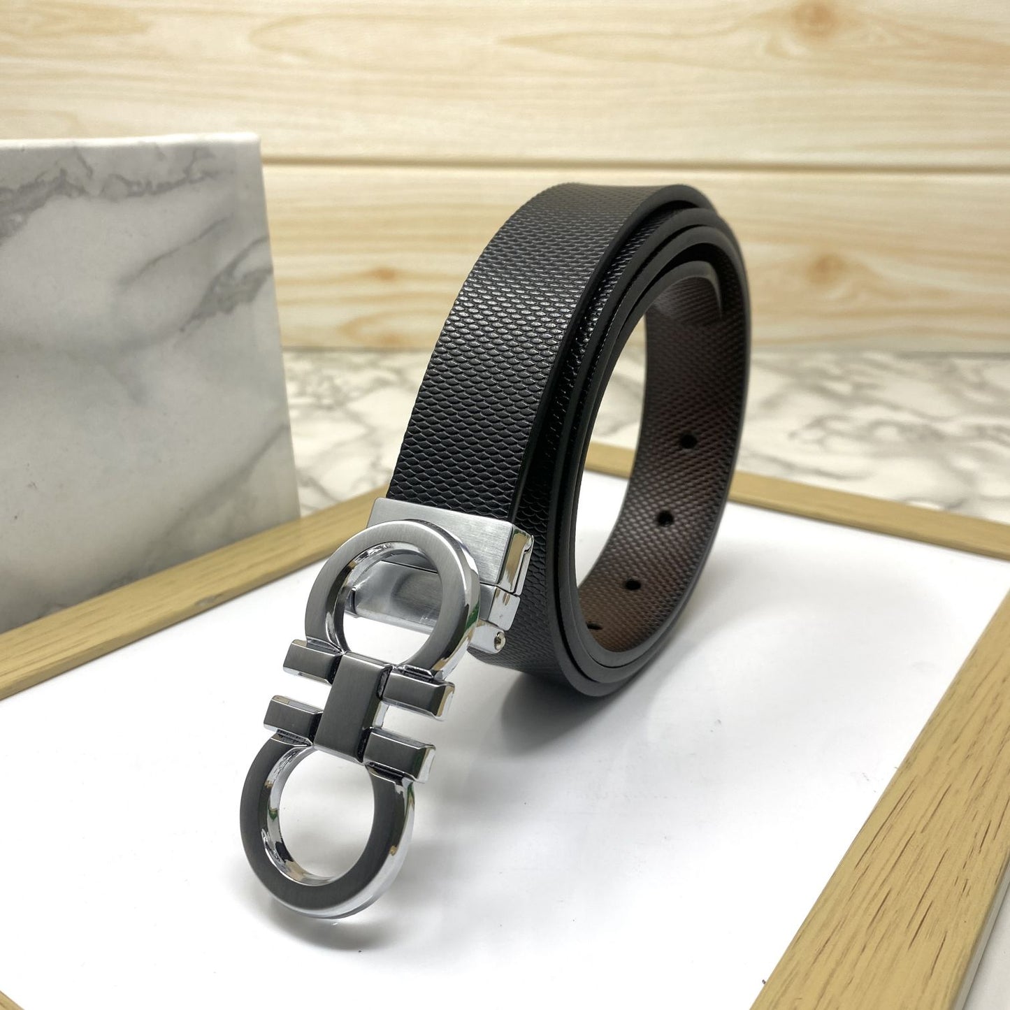 Small Design Formal and Casual Reversible Belt -JonasParamount