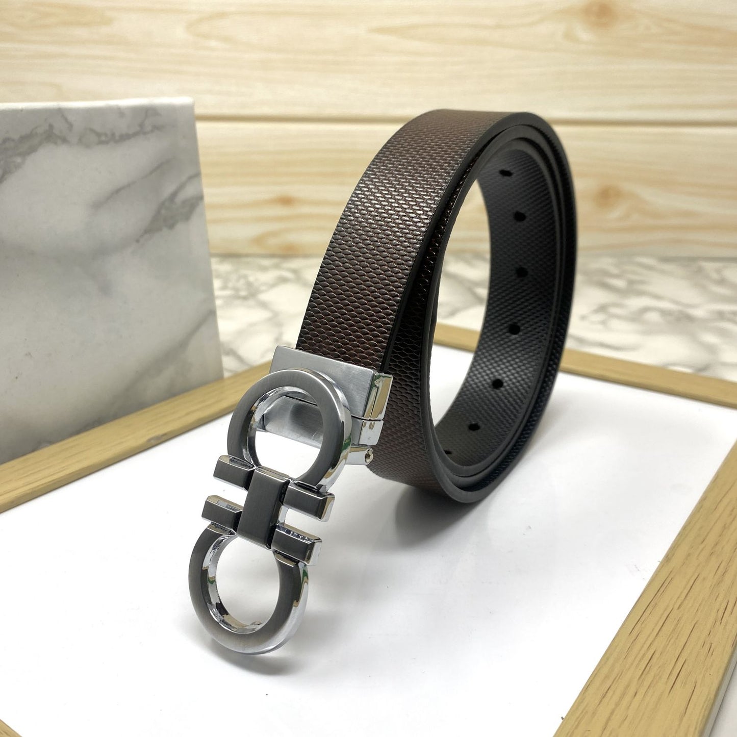 Small Design Formal and Casual Reversible Belt -JonasParamount
