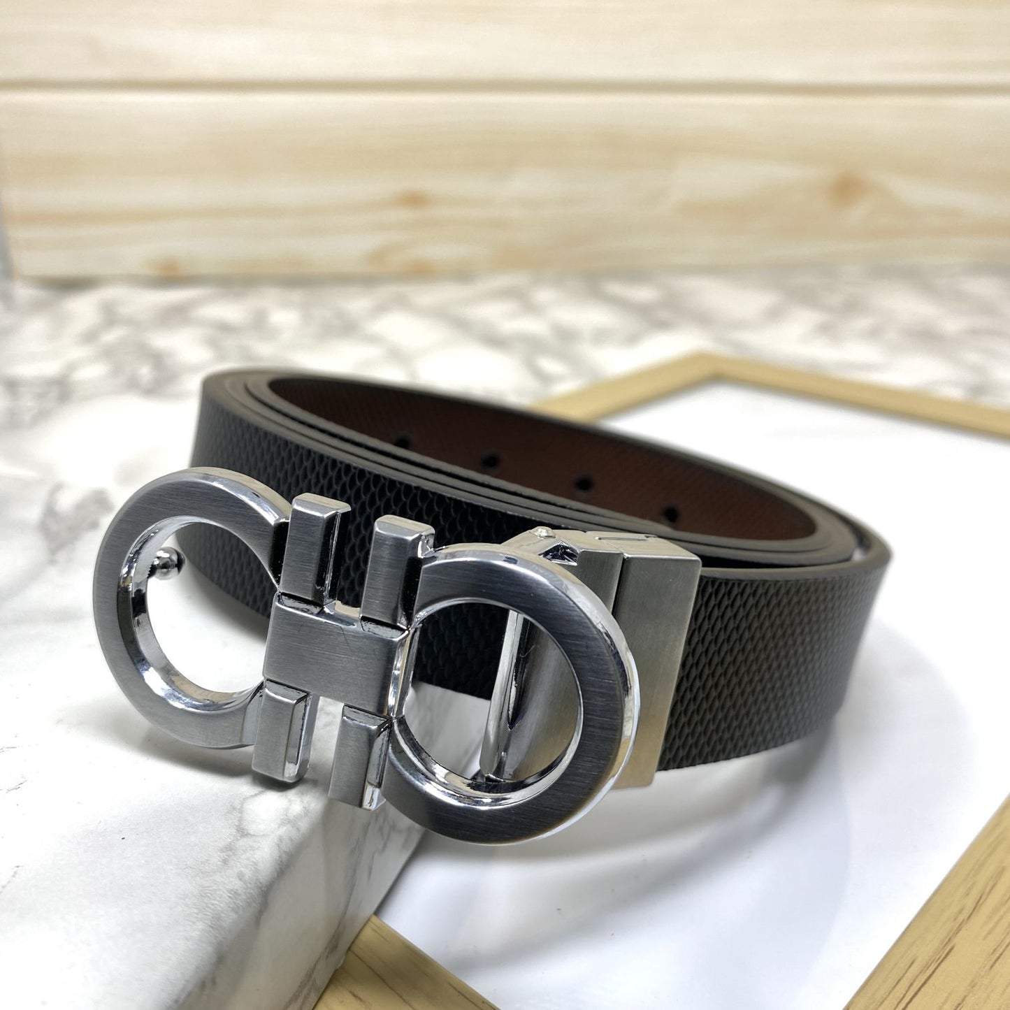 Small Design Formal and Casual Reversible Belt -JonasParamount