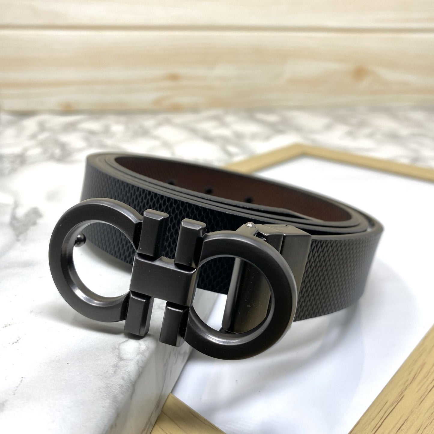 Small Design Formal and Casual Reversible Belt -JonasParamount