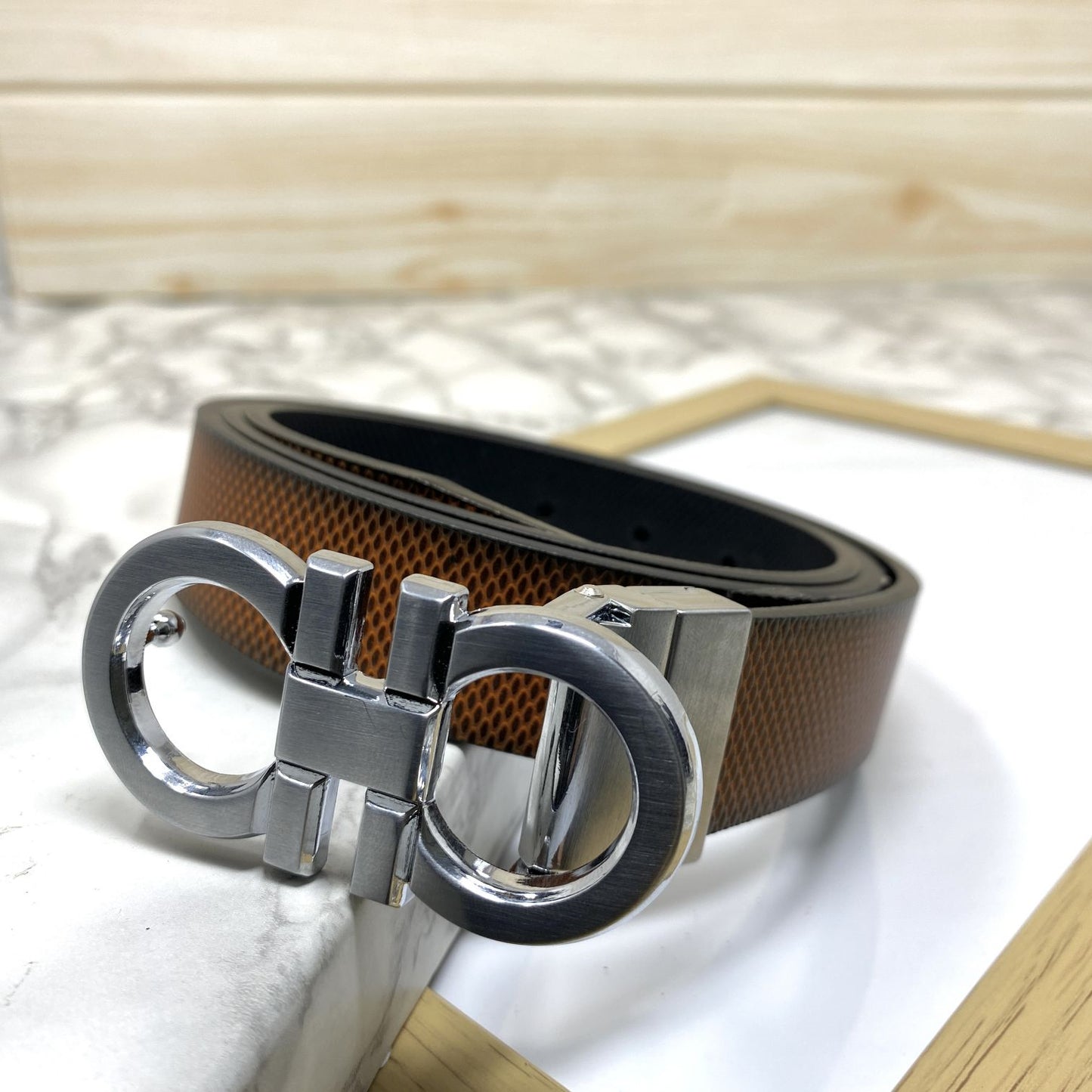 Small Design Formal and Casual Reversible Belt -JonasParamount