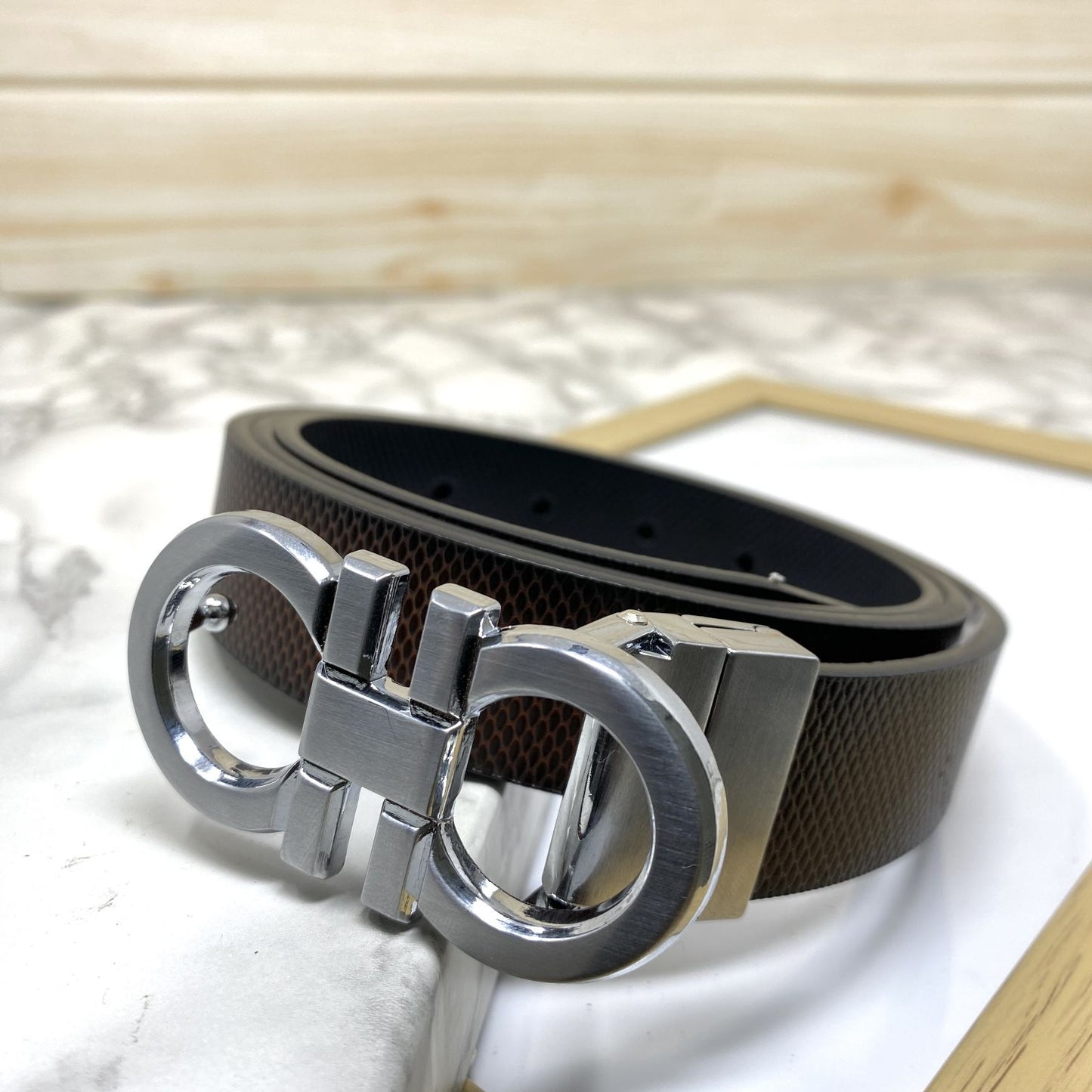 Small Design Formal and Casual Reversible Belt -JonasParamount