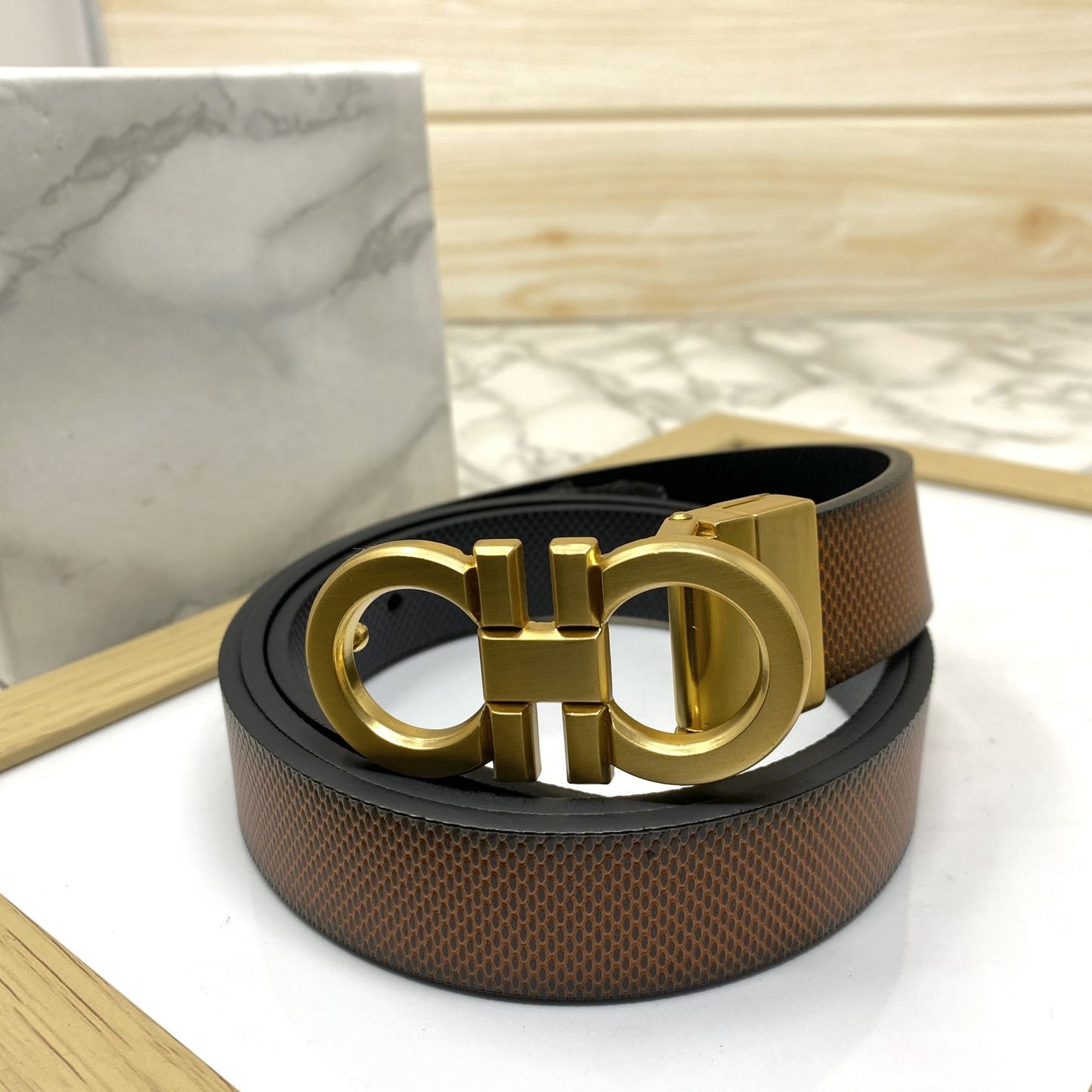 Small Design Formal and Casual Reversible Belt -JonasParamount