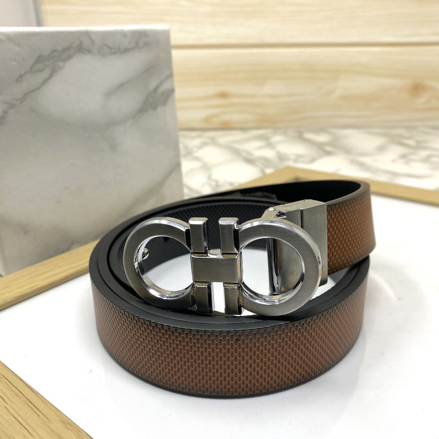 Small Design Formal and Casual Reversible Belt -JonasParamount