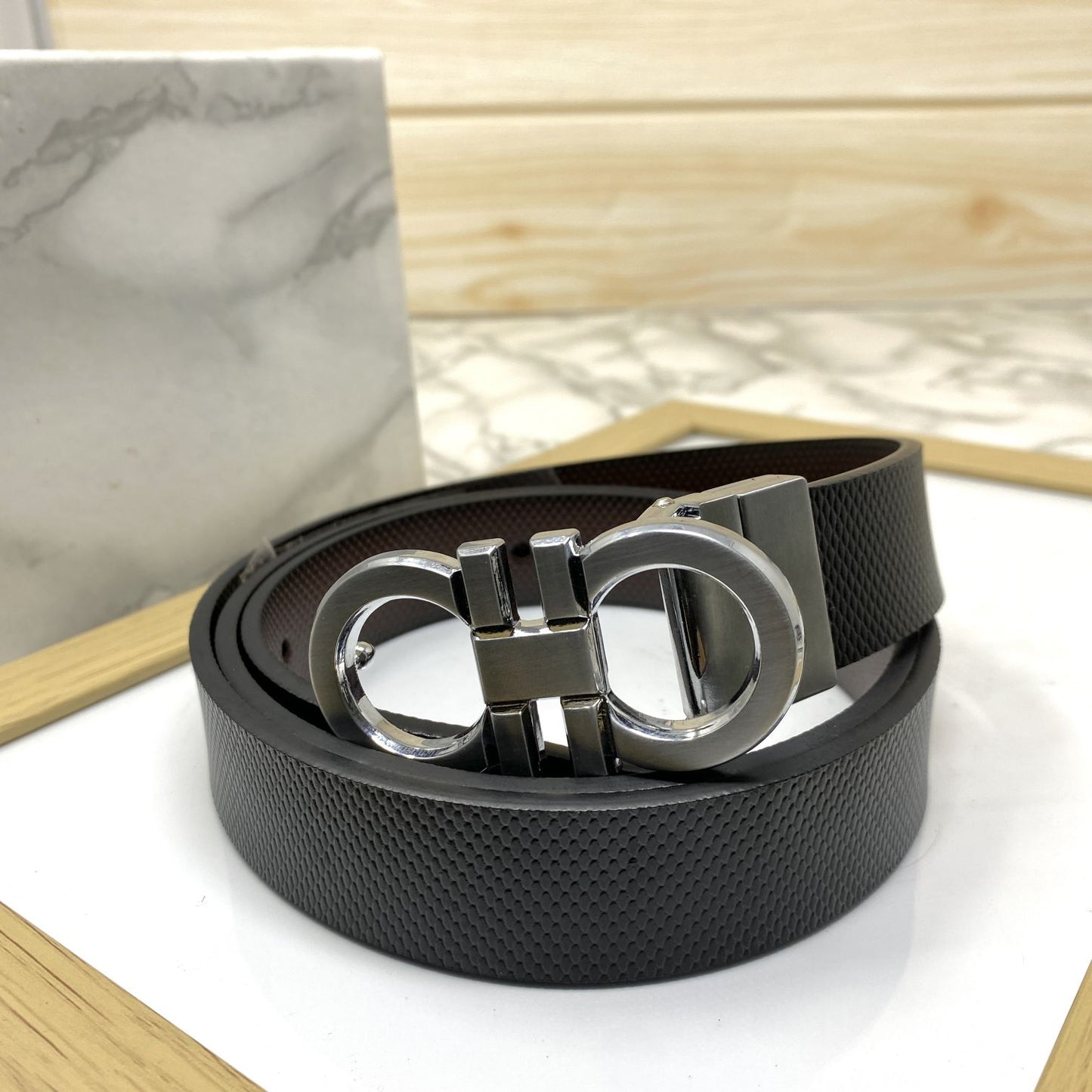 Small Design Formal and Casual Reversible Belt -JonasParamount