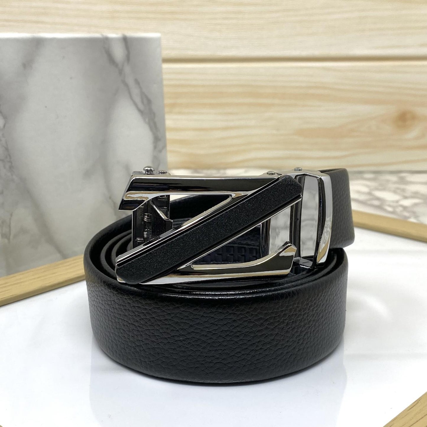Casual Z-Shape Two Tone Adjustable Auto Belt For Men-JonasParamount