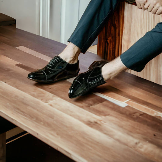Classic Pattern Oxford Formal Office Wear Shoes -JonasParamount