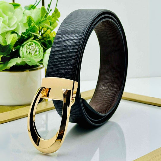 Trendy C Design Patten Buckle Reversible Belts For Men- JonasParamount