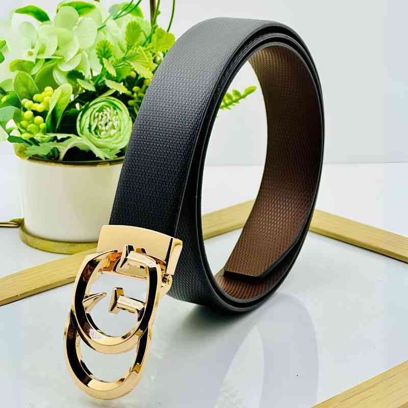 Premium GG Patten Buckle For Men-JonasParamount