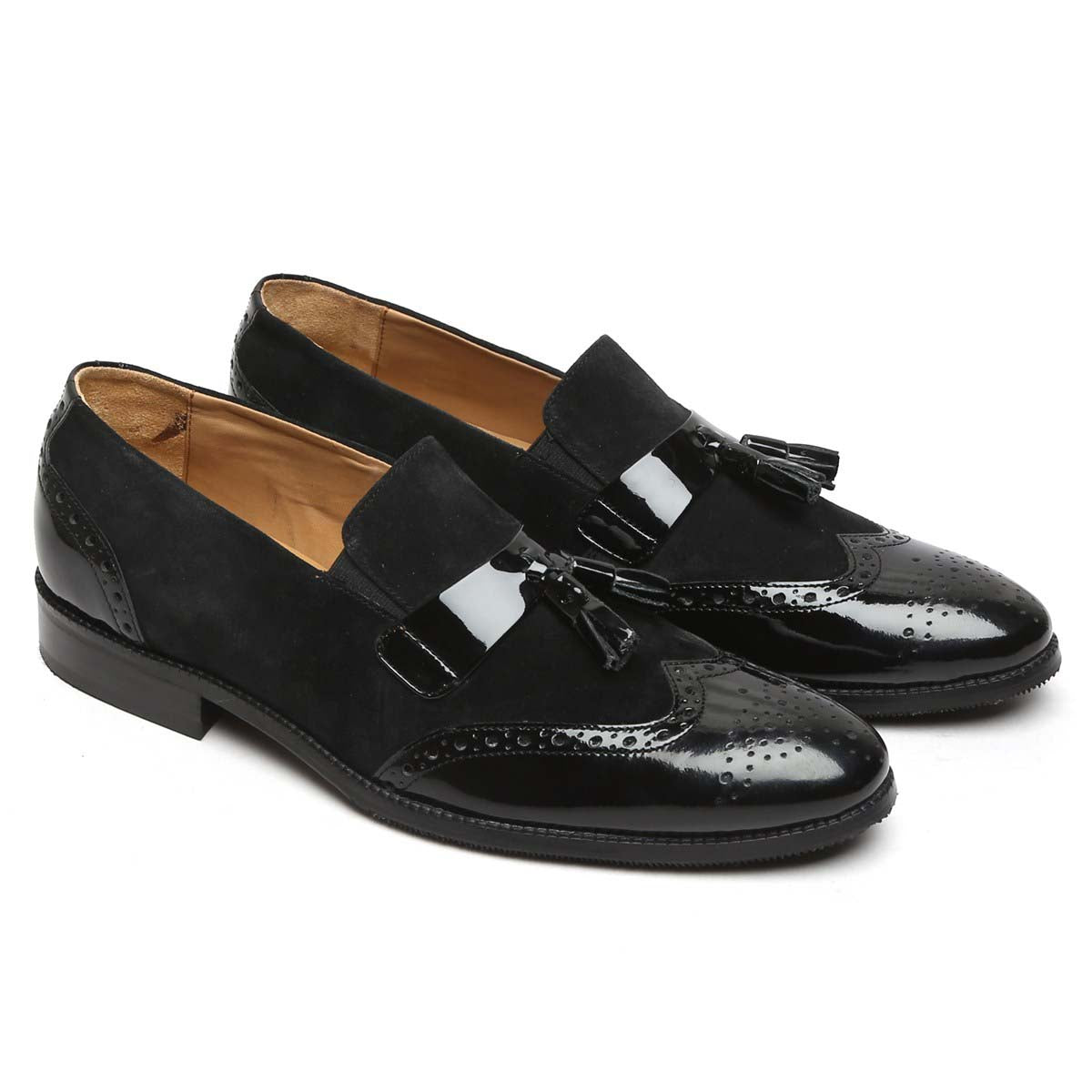 Shiny Black Colour Outdoor Formal Casual Ethnics Loafer
