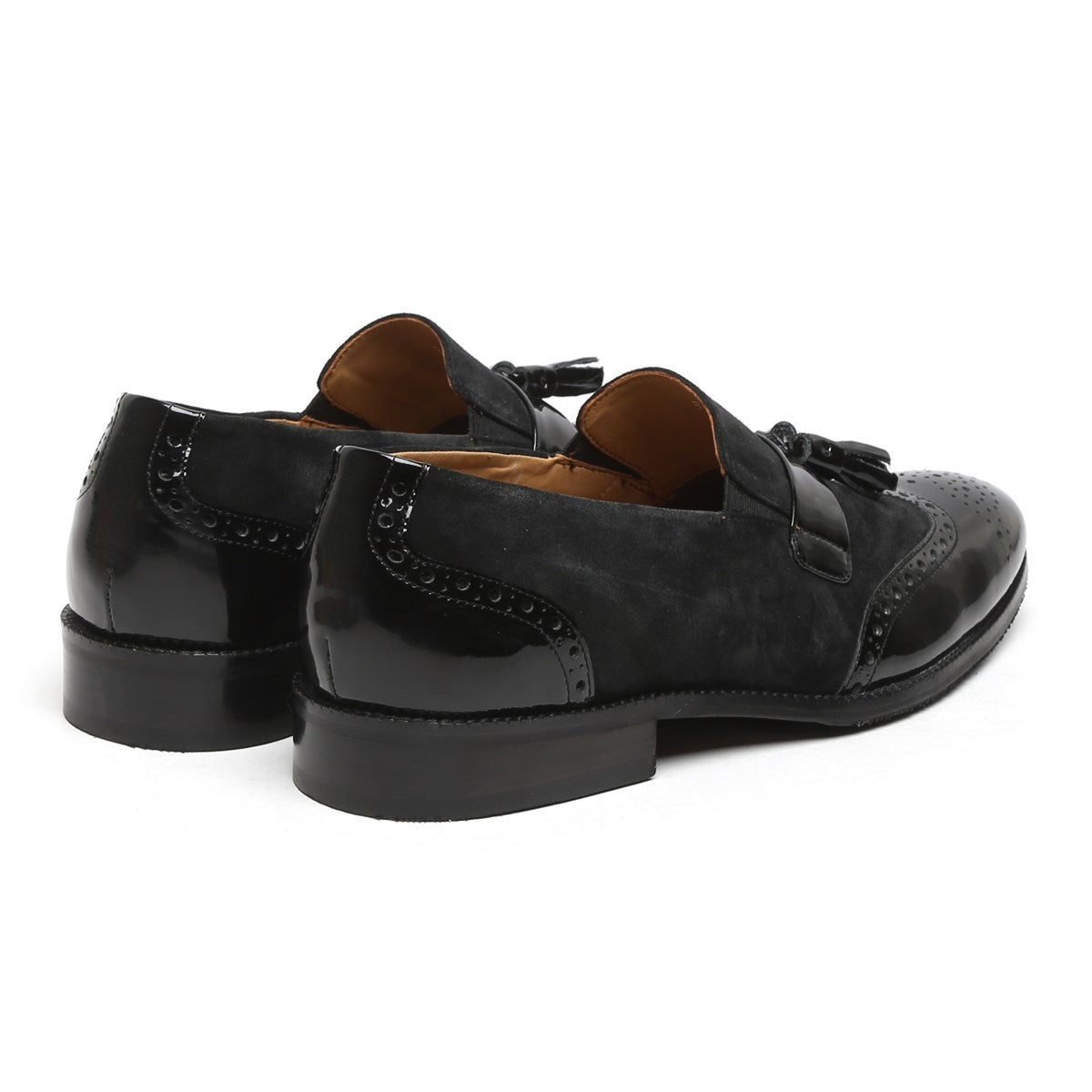 Shiny Black Colour Outdoor Formal Casual Ethnics Loafer
