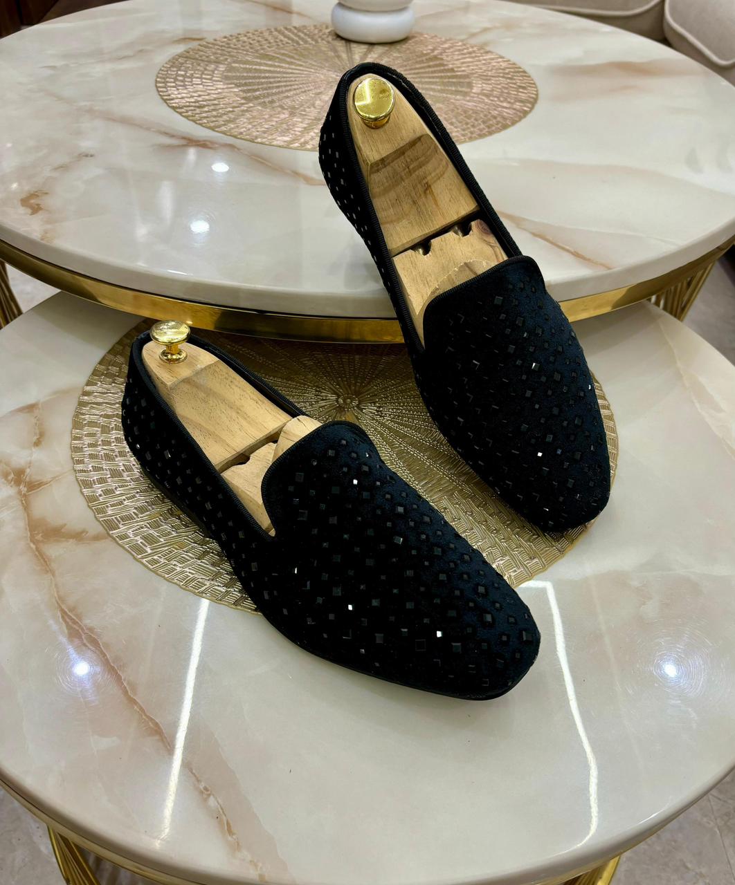 Glamorous & Comfortable Studded Moccasin Loafers -JonasParamount